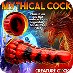 Demon Rising Scaly Dragon Silicone Dildo