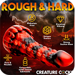 Demon Rising Scaly Dragon Silicone Dildo