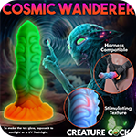 Alien Invader Glow-In-The-Dark Silicone Dildo