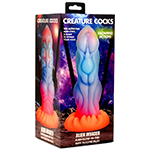 Alien Invader Glow-In-The-Dark Silicone Dildo