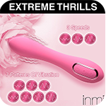 Extreme-G Inflating G-Spot Silicone Vibrator