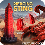 King Scorpion Silicone Dildo