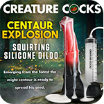 Centaur Explosion Squirting Silicone Dildo
