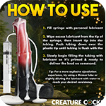 Centaur Explosion Squirting Silicone Dildo