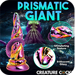 Enchantress Rainbow Glass Dildo