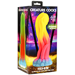 Tenta-Glow Glow-In-The-Dark Silicone Dildo