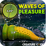 Monstropus 2.0 Vibrating Tentacle Silicone Dildo