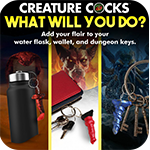 Hell-Hound, Lord Kraken, & King Cobra Silicone Keychain Set