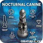 Night Prowler Silicone Dildo - Large