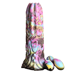 Dragon Spawn Ovipositor Silicone Dildo with Eggs