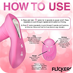 G-Flick G-Spot Flicking Silicone Vibrator with Remote