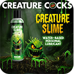 Green Creature Slime Water-Based Lubricant - 8oz.