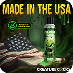 Green Creature Slime Water-Based Lubricant - 8oz.