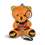 Pride Bear Keychain