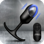 Vibrating Weighted Silicone Anal Plug - Large