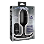 Vibrating Weighted Silicone Anal Plug - Large