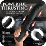 Power Thrust Thrusting Silicone Vibrator