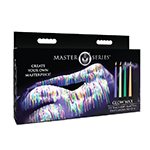 Glow Wax UV Blacklight Reactive Drip Candles Set of 4