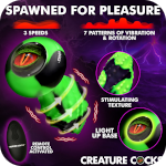 Eye of the Spawn Vibrating & Squirming Silicone Butt Plug