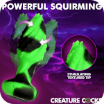 Eye of the Spawn Vibrating & Squirming Silicone Butt Plug