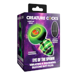 Eye of the Spawn Vibrating & Squirming Silicone Butt Plug