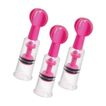 MAXtwist Clit & Nipple Triple Sucker Set - Pink