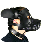 Axovus Leather Puppy Dog Hood