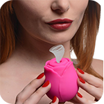 10X Rose Crush Silicone Clitoral Stimulator