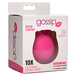 10X Rose Crush Silicone Clitoral Stimulator