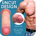 8.5 Inch Dual Density Uncut Dildo