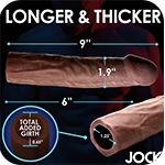 Extra Long 3 Inch Penis Extension - Dark