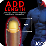 Extra Thick 2 Inch Penis Extension - Dark