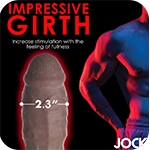 Extra Thick 2 Inch Penis Extension - Dark