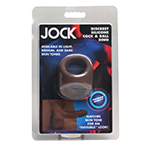 JOCK Silicone Cock & Ball Ring - Dark