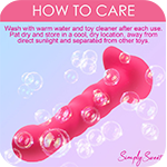 21X Vibrating Ribbed Silicone Dildo