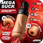 JOCK Sucking & Vibrating Masturbator