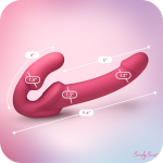 Candy Crush - Pink Vibrating Strapless Strap-On