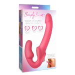 Candy Crush - Pink Vibrating Strapless Strap-On