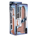 Vibrating & Thrusting Remote Control Silicone Dildo - 10 Inch
