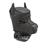 Mr. S Neoprene K9 Hood - Black